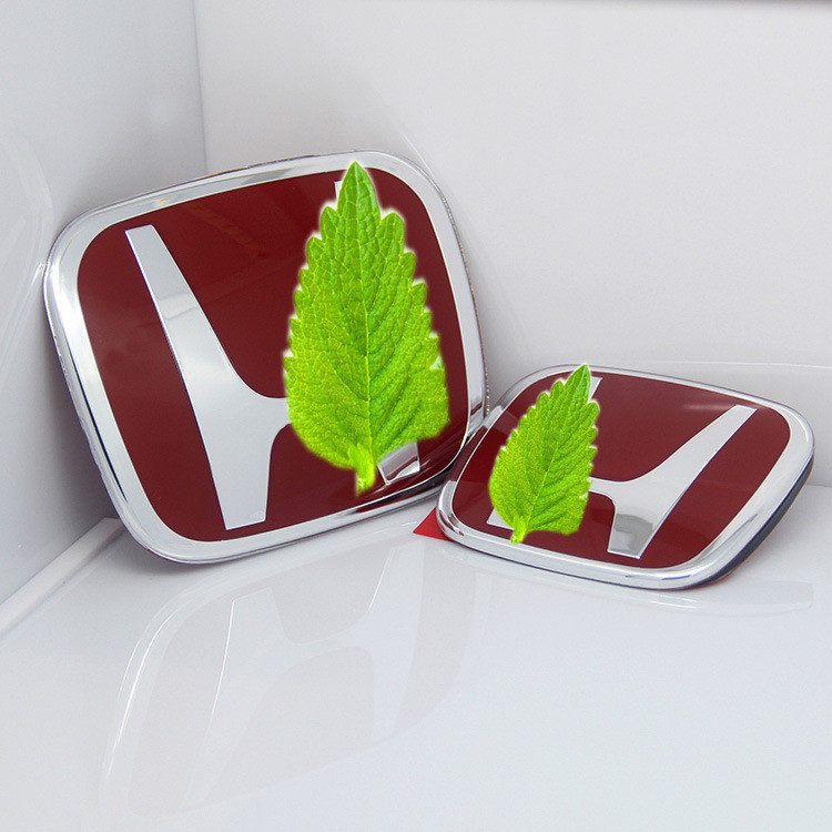 เหมาะสําหรับ Honda Red Label New Civic Accord Front Label CRV Odyssey Fit Modified Net Label H Red B