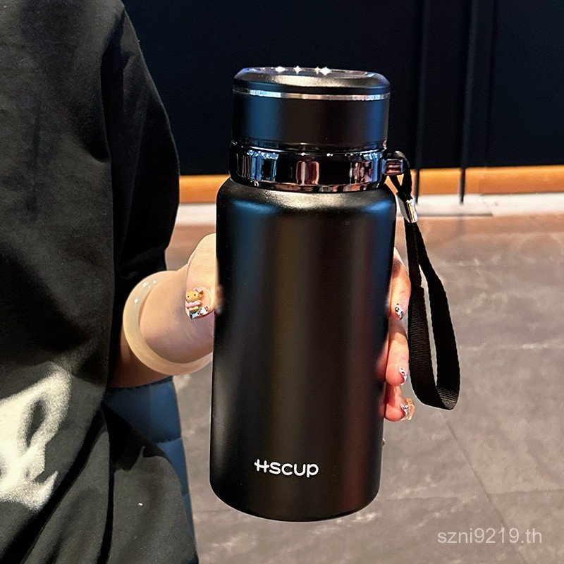 กาต้มน้ํามูลค่าโรงเรียน Simple เฉพาะ High-Face Thermos ถ้วยแบบพกพาชานักเรียนสํานักงานความจุแยกผู้ชาย