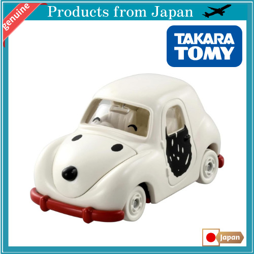 Takara Tomy Tomica Dream Tomica No. 153 Snoopy Car II Mini Car Toy for ages 3 and up.