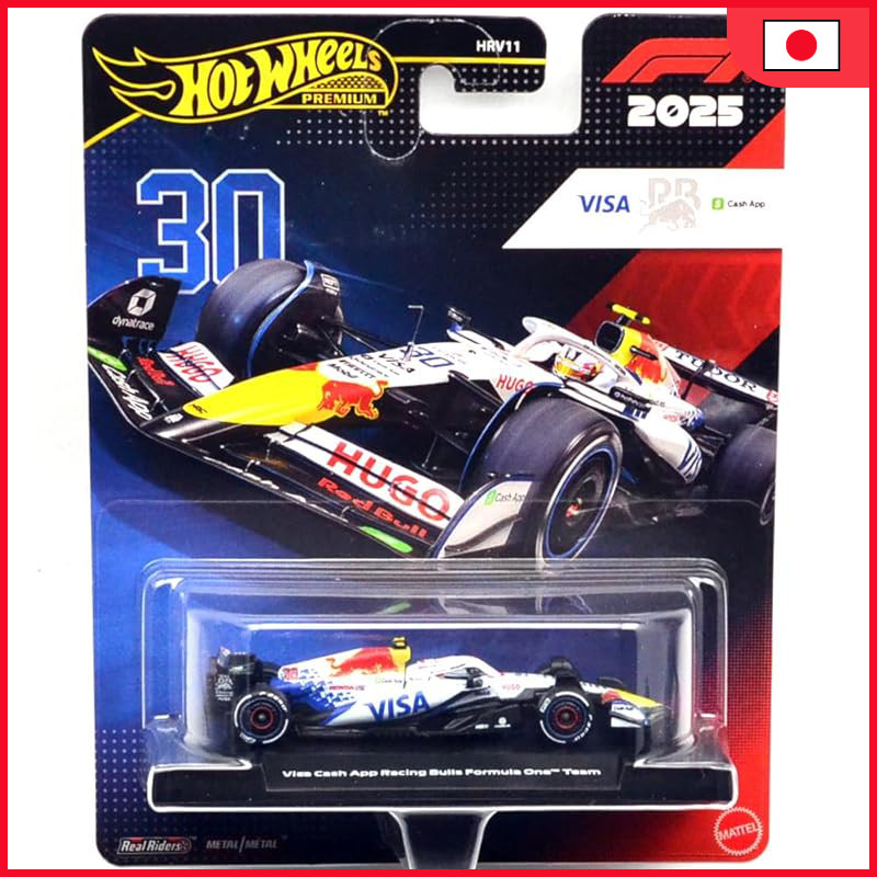 HOT WHEELS PREMIUM FORMULA 1 - VISA CASH APP RACING BULLS FORMULA ONE TEAM (#30) HRV11-JKD79 [Parall