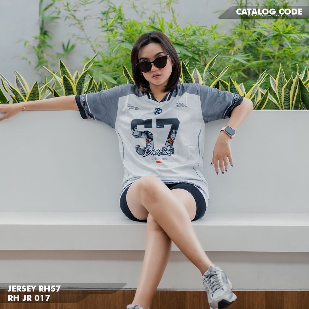 RH57 STREET RHJR 017 เสื้อแข่งผู้ชายและผู้หญิงของแท้