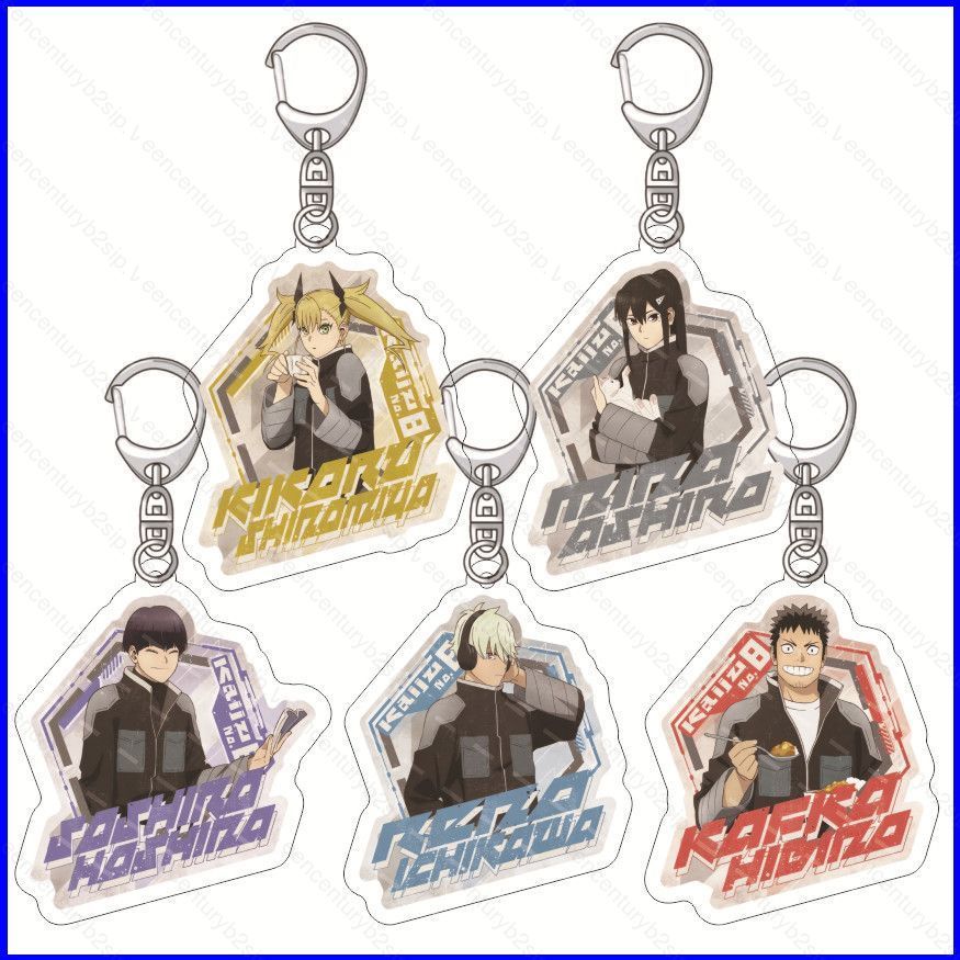 G2P Monster No. 8 design อะคริลิคใส่กุญแจพวงกุญแจจี้กระเป๋า P2G