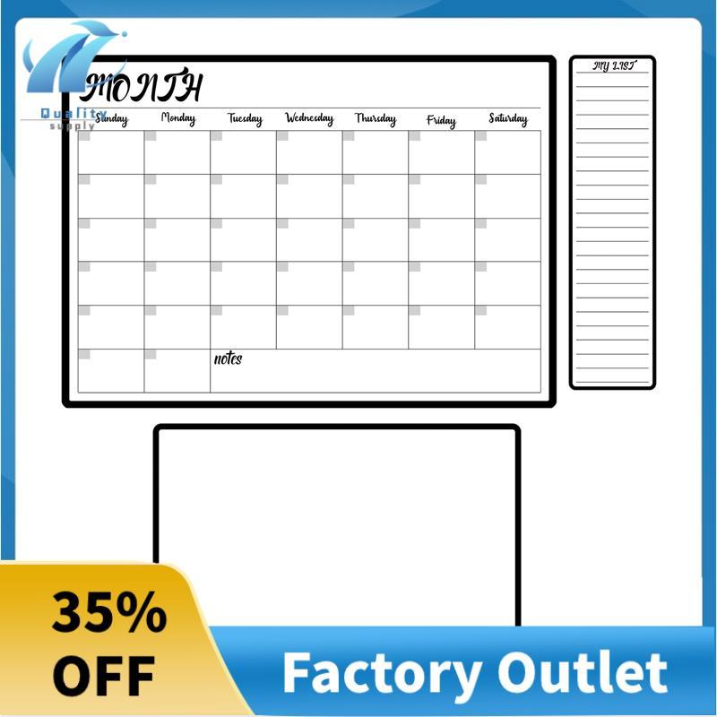 Superb 3 ชิ้น Weekly Planner Bundle Magnetic Whiteboard Planner Dry Erase Set