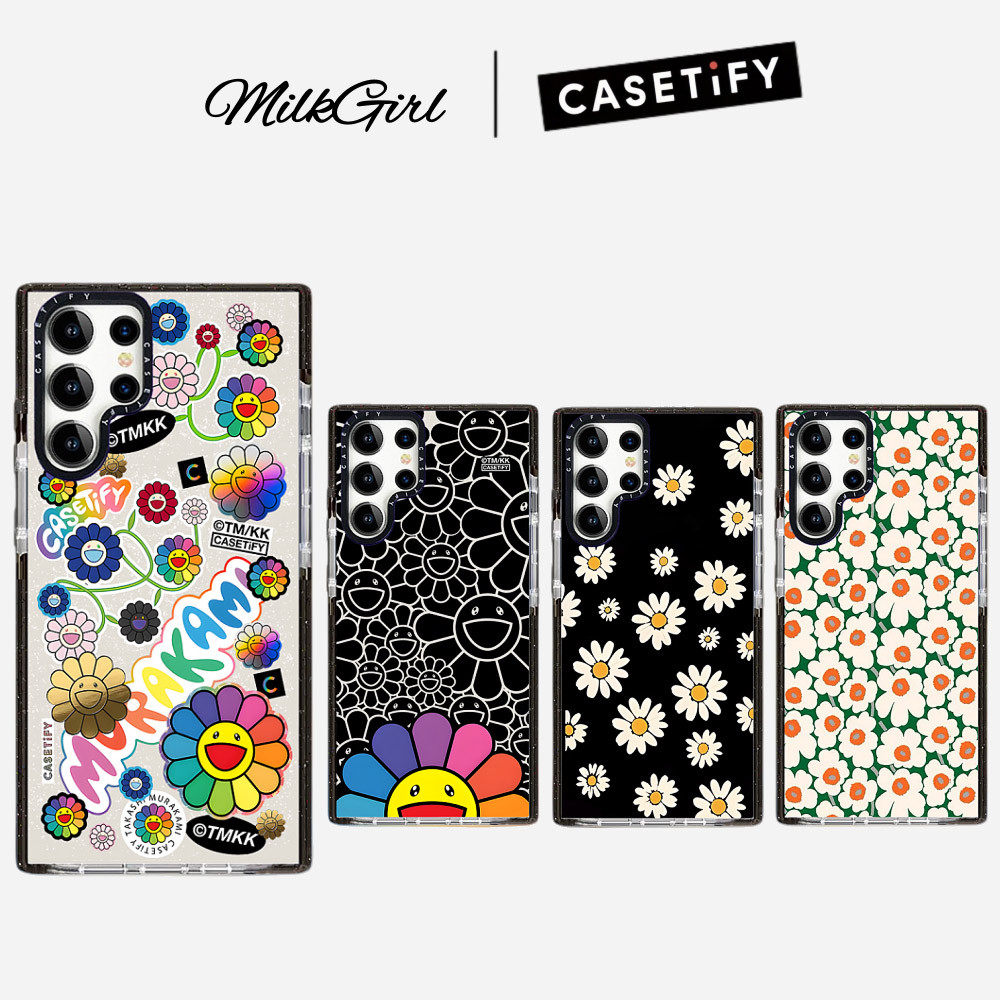 Gitter ดอกไม้ดอกทานตะวันสีสันสดใส Samsung สําหรับ Samsung Galaxy S26 25 24 23 22 UItra S25 24 Plus กันกระแทกป้องกันปลอก