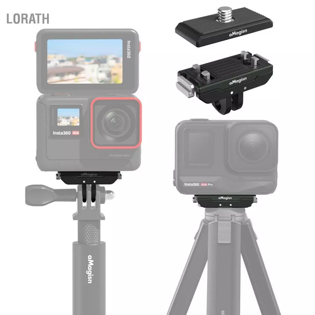 aMagisn AC14 Magnetic Quick Release Mount สำหรับ Insta360 Ace Pro