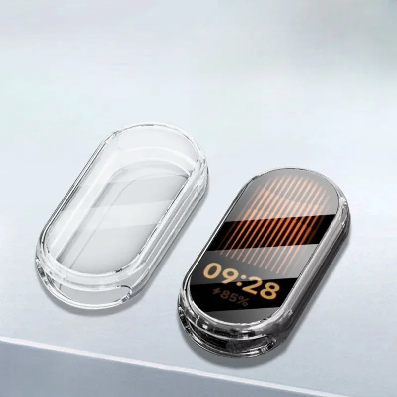 TPU Soft Case สําหรับ Xiaomi Mi Band 9 Xiaomi Mi Band 8 จอแสดงผล Anti Drop Anti Scratch เคสป้องกันสํ