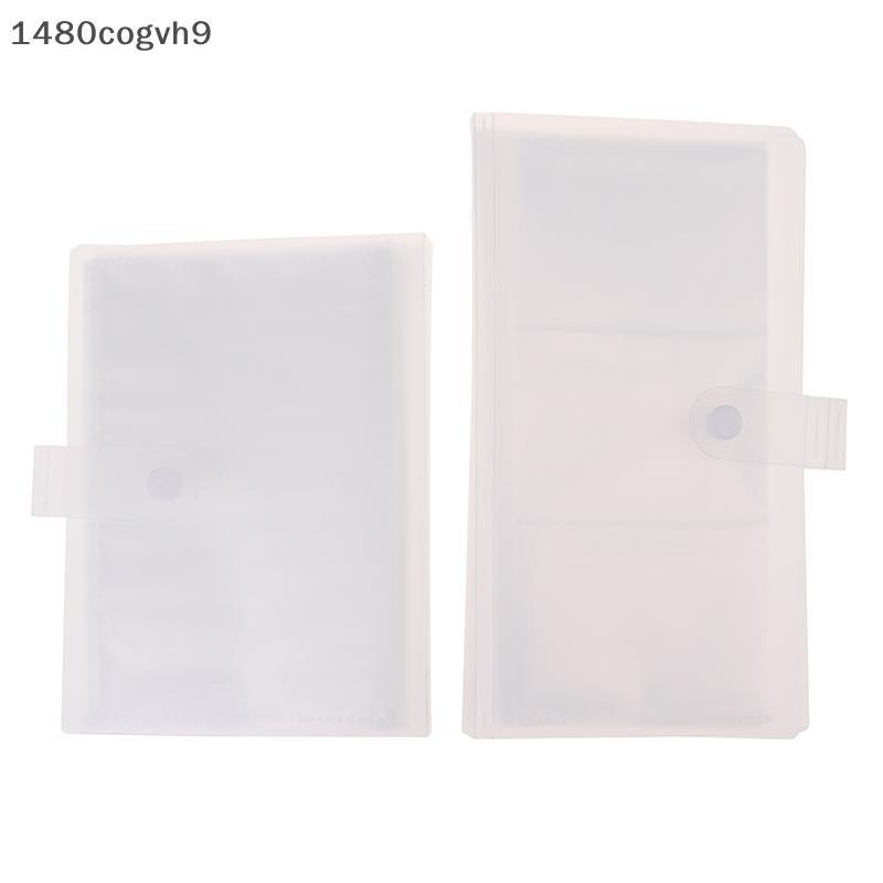 1480cogvh9 80/168สล็อตสติกเกอร์เล็บที่เก็บหนังสือที่ว่างเปล่าเคสอัลบั้มภาพที่มีปุ่ม PH