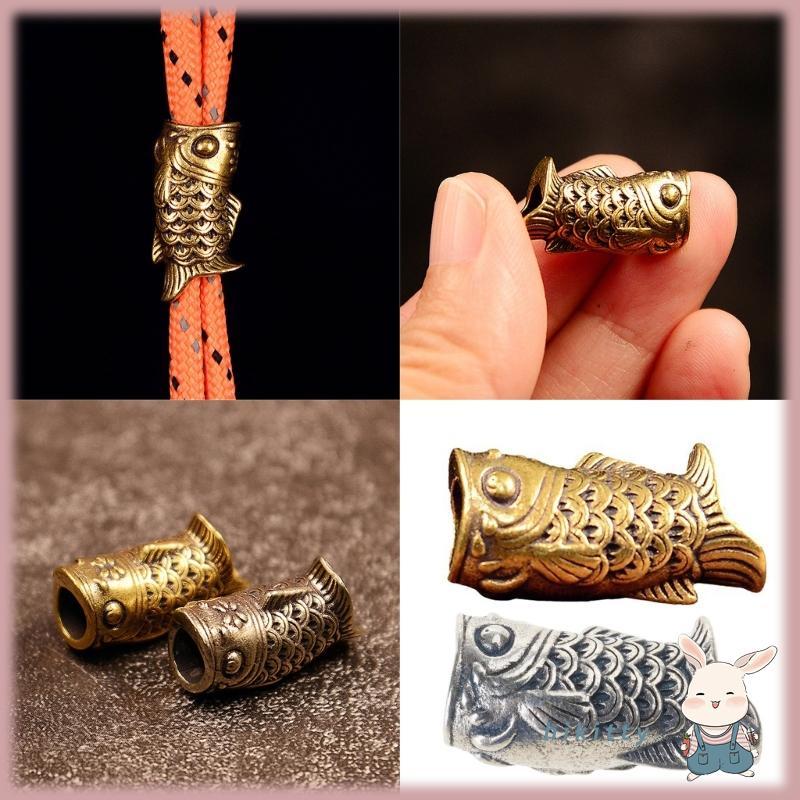 HIK ปลาคาร์พดาบจี้สำหรับโปรเจคท์หัตถกรรมและสร้อยคอ Paracord Beads