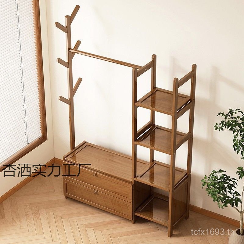 ห้องห้องนอนแขวน Influencer เสื้อผ้า Coat Rack ชั้นแขวน Hall Drying Rack Simple Storage Household Rac