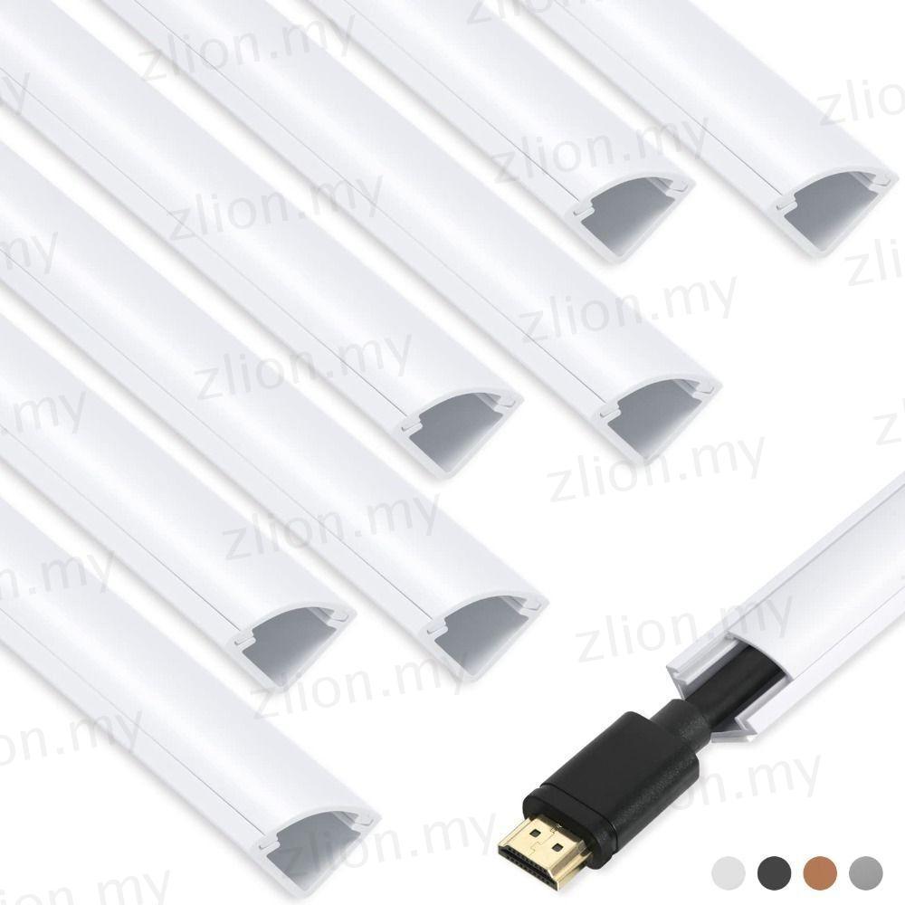 ZLION สาย Hider, Paintable PVC มุมสายเคเบิลคอนซีลเลอร์,คุณภาพสูงกาวไม่เจาะ Universal Skating Line Wa