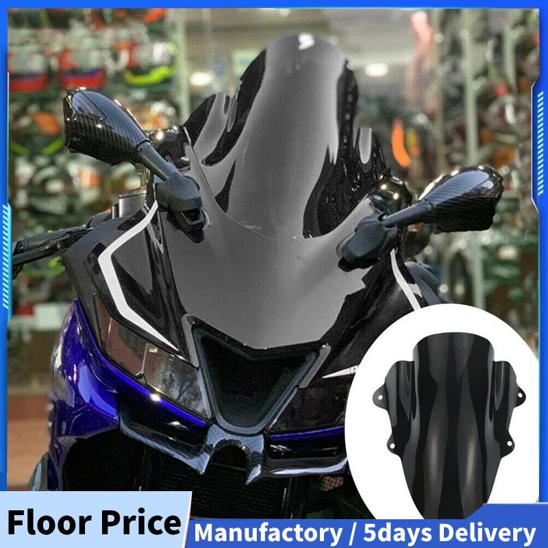 สําหรับ YZF R125 R15 V3.0 2017-2020 กระจกรถจักรยานยนต์ WindScreen Visor Double Bubble A