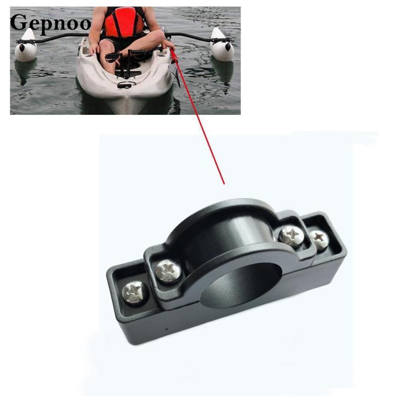 Gepnoo Nylon Kayak Stabilizer Stand Clip Canoe Boat Fishing Mount Hardware Clamp Black06