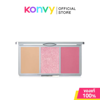 SUPERMOM I’M A Trio Palette 4.5g ซุปเปอร์มัม พาเลทที่รวมเมคอัพ 3 สไตล์ในตลับเดียว