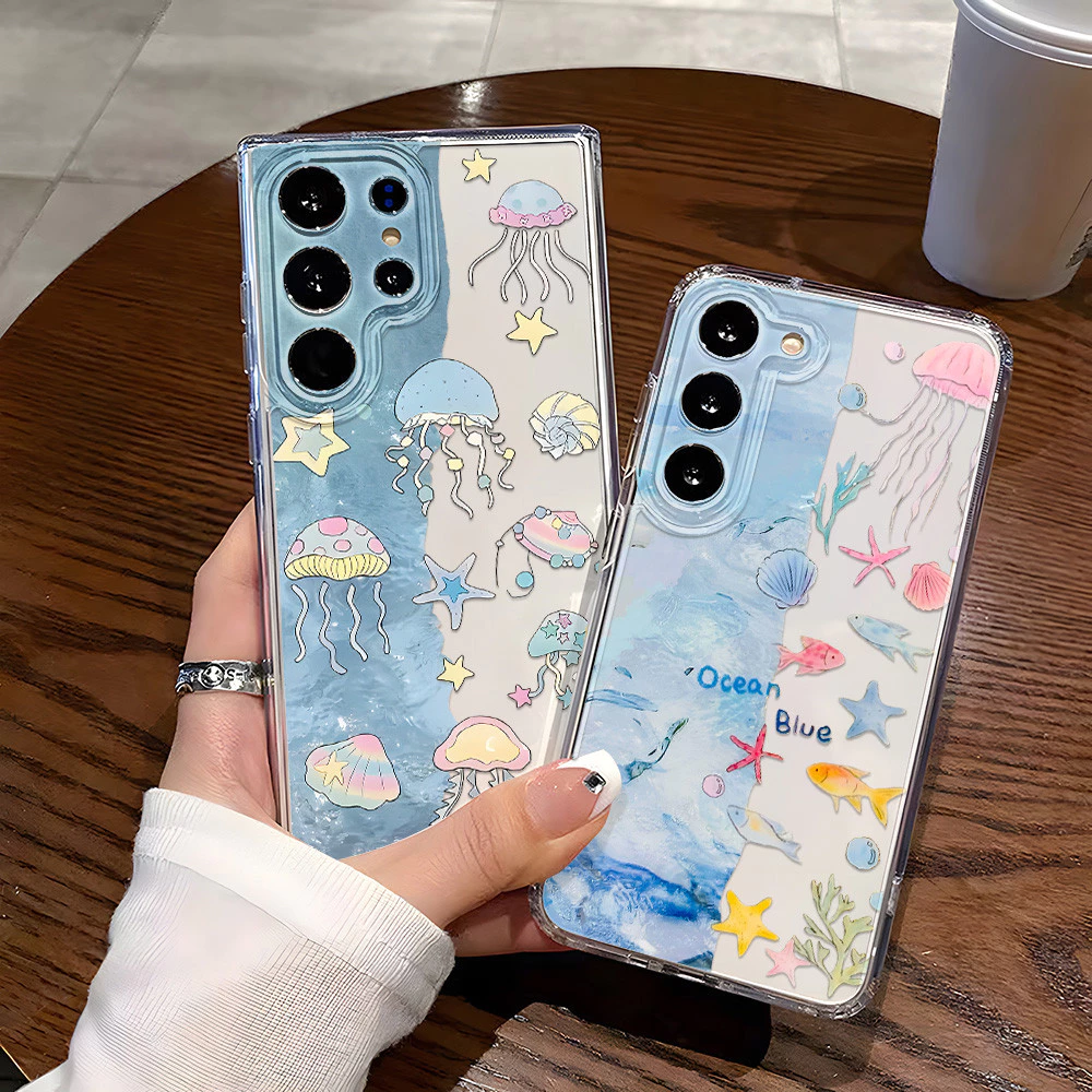 เคสโทรศัพท์กันกระแทกแบบใส For Samsung A57 A56 A17 A07 A37 A55 A26 A06 A05S A36 A50 A35 A25 A72 A22 A73 A15 S25 S26 Ultra
