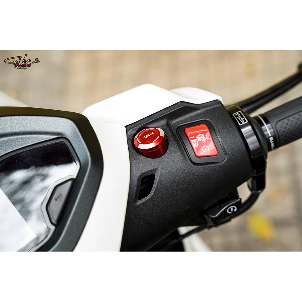 GHRacing อุดกระจกแต่ง Honda Giorno เกลียว Honda งาน CNC thumbnail 6