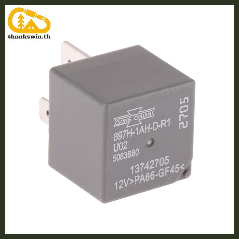 Thankswin 1 ชิ้น 4 ขา 12 โวลต์สําหรับ Matsukawa 2705 รีเลย์รถยนต์ 897H-1AH-D-R1 U02 สําหรับ Bui รีเล