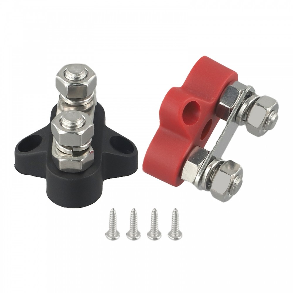 M8 Dual Connection Power Distribution Terminal Blocks สําหรับ Marine และสําหรับรถยนต์