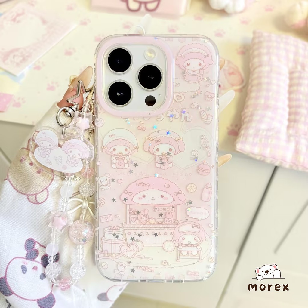 เคสไอโฟน 11 17 13เคสIMDลายMelody ม้า2026 น่ารัก สำหรับ IPhone 14 16 17 Air 15 11 12 13 Pro Max xr x 7 8 15 14 16 Plus