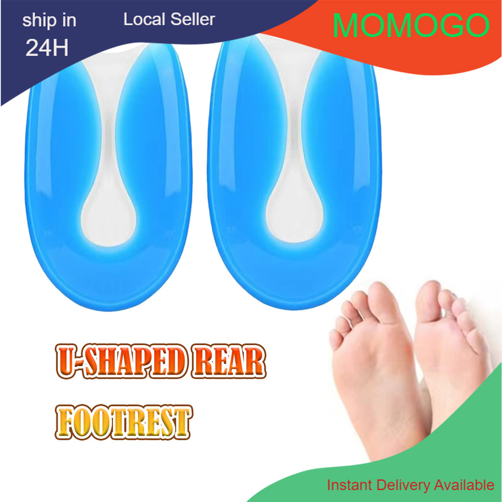 U-Shaped Heel Pad Shock Absorption Correction Heel Pad Feet Care Insert Foot Pain Relief Pad Correct