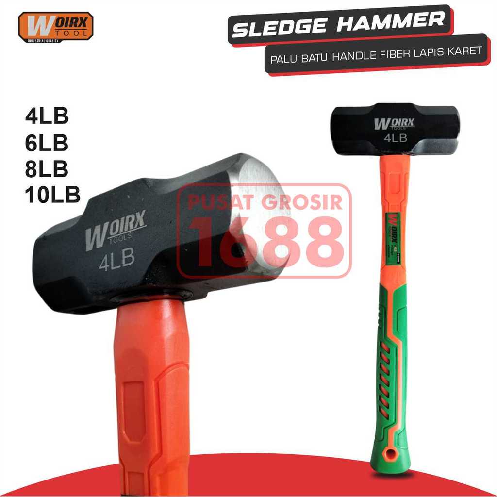 Bodem Sledge ค้อนยางไฟเบอร์ Handle 4LB 6LB 8LB 10LB WOIRX เครื่องมือ