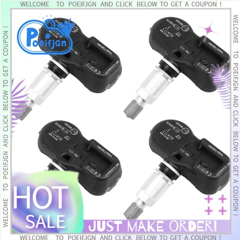 TPMS ความดันยาง Monitor Sensor 4PCS 40700-1LL0C PMV-107U สําหรับ M35H M30D MICRA 433MHZ รถระบบ