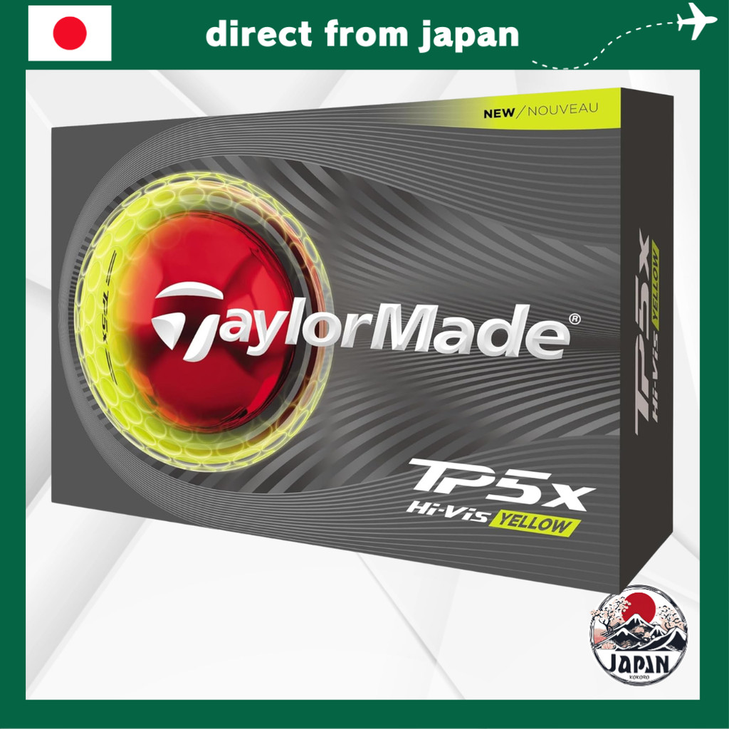 TaylorMade TP5x Yellow Golf Balls 2026 Model