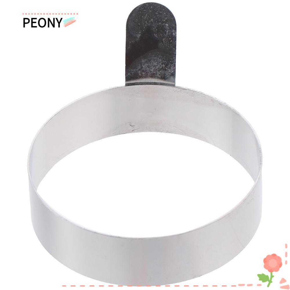 PEONYPAVILION แม่พิมพ์ไข่เจียว, แหวนไข่เจียวมัลติฟังก์ชั่นทรงกลม, หนา 304 สแตนเลสไข่เจียวรุ่นครัว