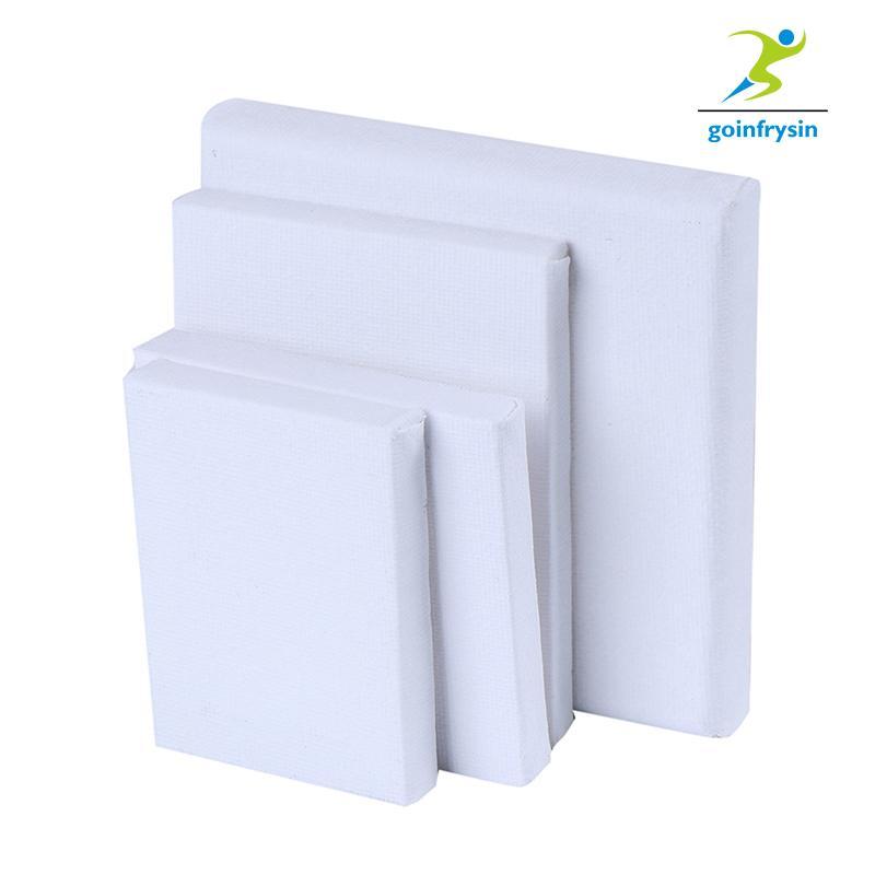 [DI] Nk White Mini Small Stretched Artist Canvas Art Board สีน้ํามันอะคริลิค TH