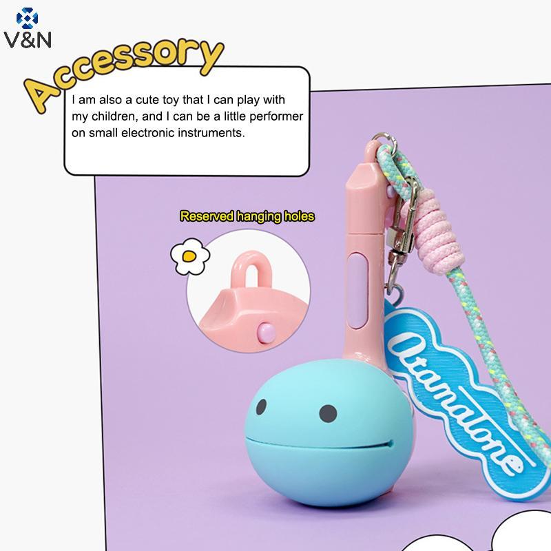 (V&N) Otamatone Mini Electronic Music Creative Sound-producing Musical Toys ผ่อนคลายเครื่องดนตรีโน้ตดนตรีน่ารัก