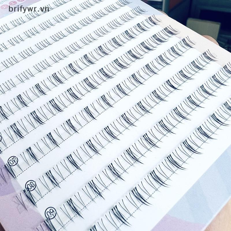 Brifywr Lower Lashes ธรรมชาติ Lower Lashes Segmented Lower Lashes เครื่องมือแต่งหน้าขนตา [VN]
