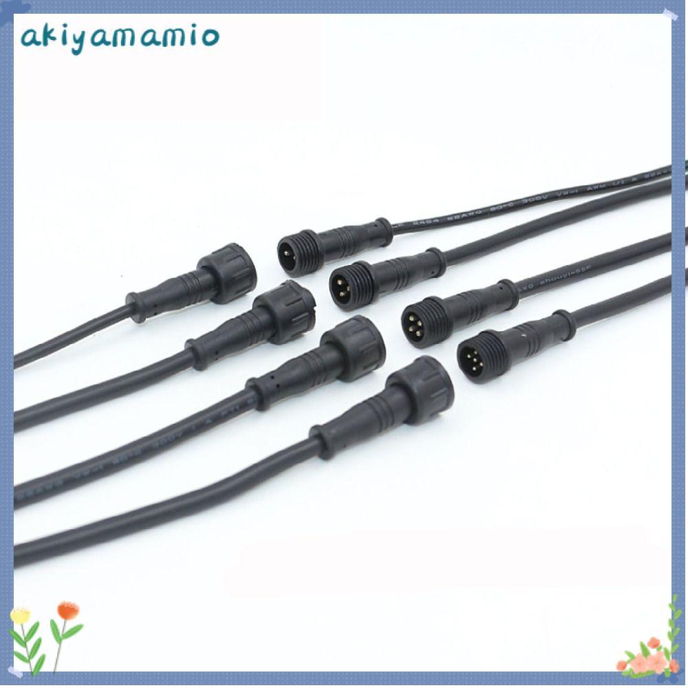 AKIYAMAMIO ชายหญิง LED Connector, 20 ซม.2Pin 3Pin 4Pin 2Pin 3Pin 4Pin แจ็ค, LED Light Connector สายส
