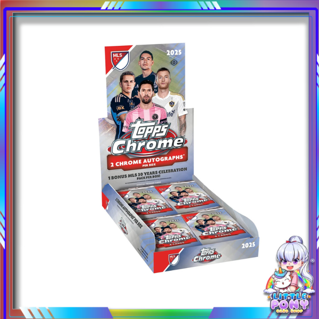 [ ยกกล่อง ] การ์ดสะสม 2025 Topps Chrome MLS  Hobby (p3)