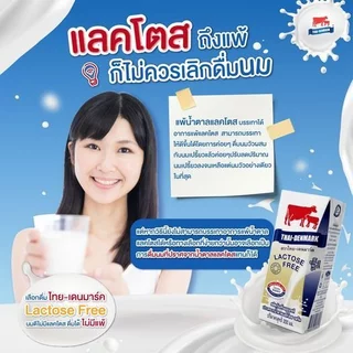 Mall นมไทยเดนมาร์ค นมยูเอชที แลคโตสฟรี รสจืด 180 มล. (36 กล่อง/ลัง)