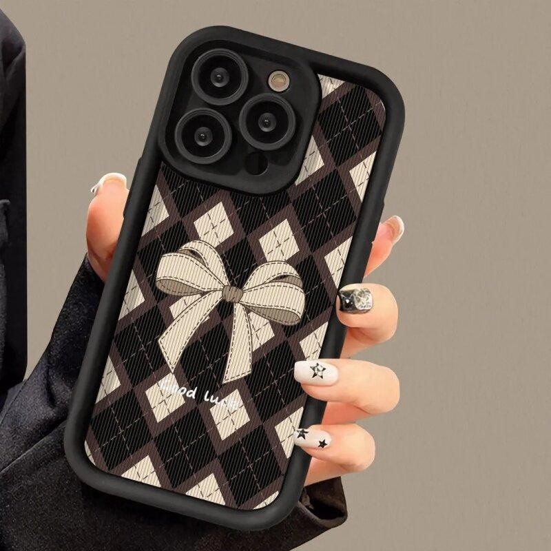 น่ารัก Bowknot กรณี Honor X7D X9D X5C X6C X8C X9C X7C X5b X8b X7a X6b X8b 400Lite X9b X7b X9b X7b X9