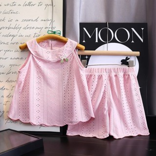 พร้อมส่งจากไทย ชุดเซ็ท เสื้อแขนกุด+กางเกงขาสั้น  ใส่สบาย ระบ…