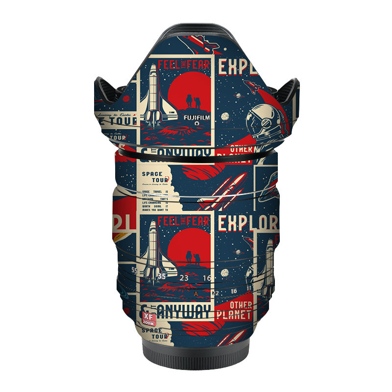 เหมาะสําหรับสติกเกอร์เลนส์ Fuji XF16-55F2.8 เลนส์ 16-55 รวมทุกอย่างฟิล์มป้องกันสติกเกอร์การ์ตูนหนัง