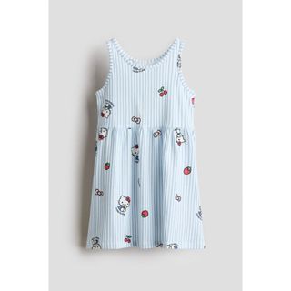 H&M(เอชแอนด์เอ็ม) ชุดเดรสผ้าฝ้ายพิมพ์ลาย เด็กหญิง 1154543_19