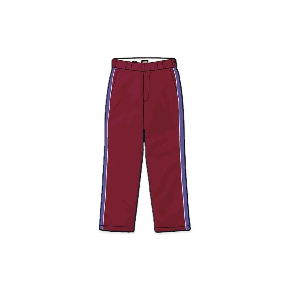 Supreme x Dickies Stripe 874 Work Pant Maroon Unused