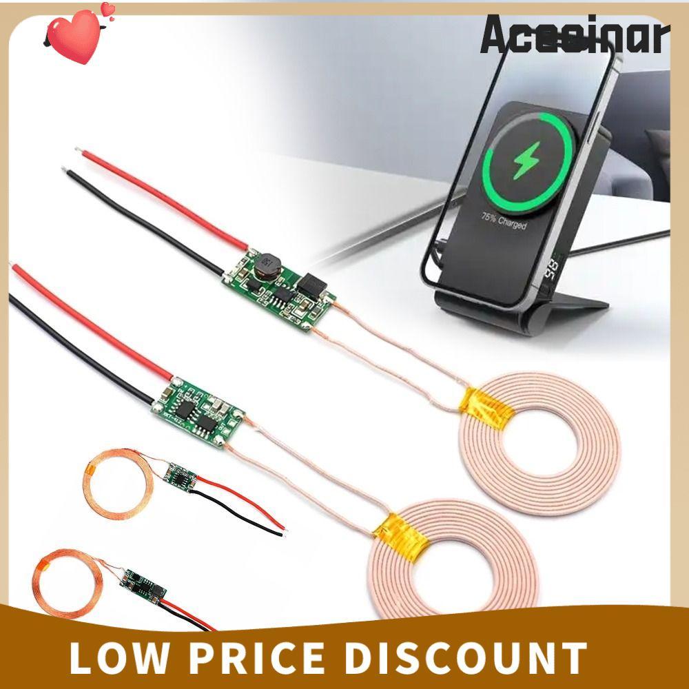 ACECINAR แหล่งจ่ายไฟไร้สาย,ตัวรับสัญญาณโมดูลชาร์จไร้สาย,เปลี่ยน 5V1A/5V2A DIY Wireless Charger Circu