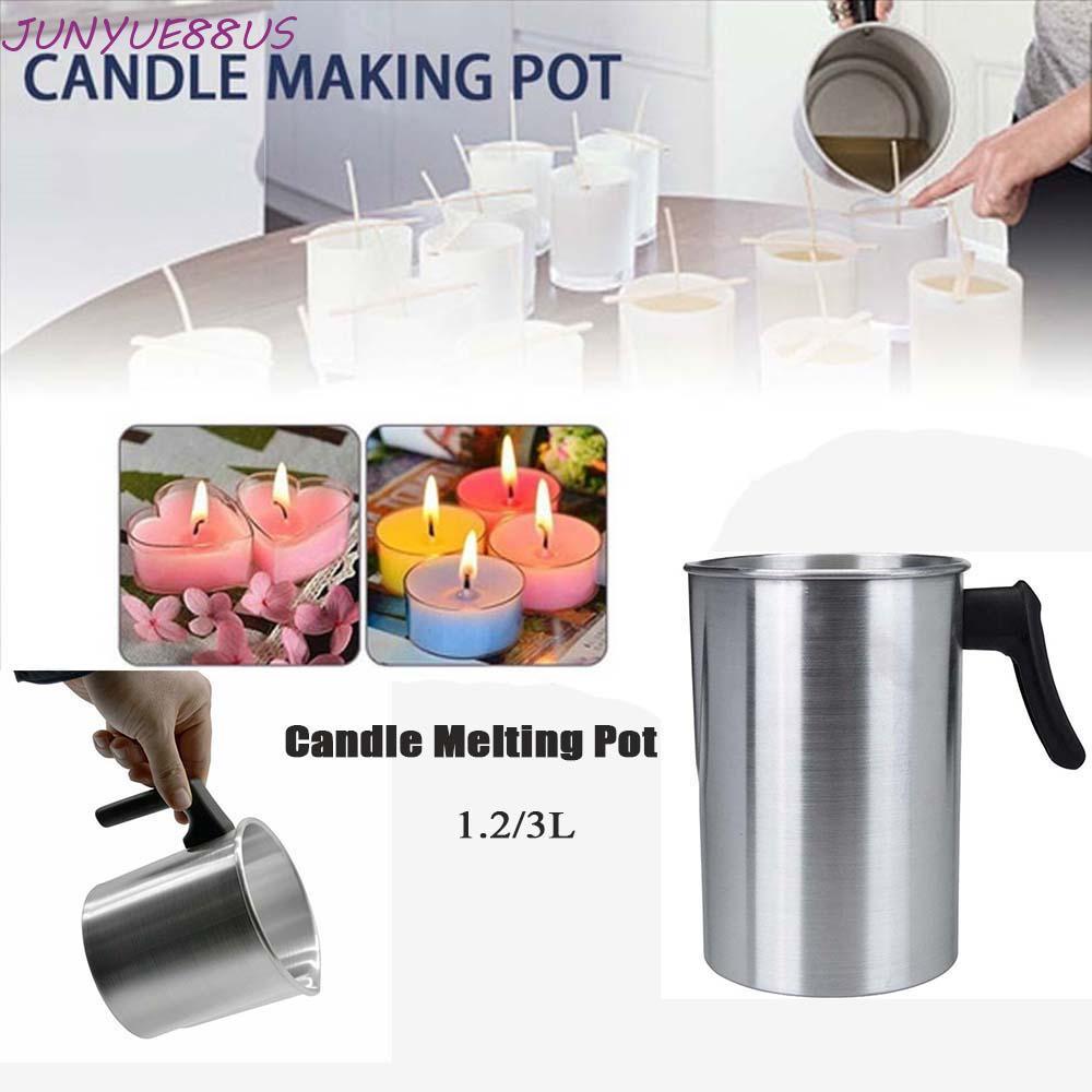 JUNYUE88US เทียนละลายหม้อบ้าน 1.2/3L ชุดทําเทียนเหยือก Make Wax Melting หม้อ