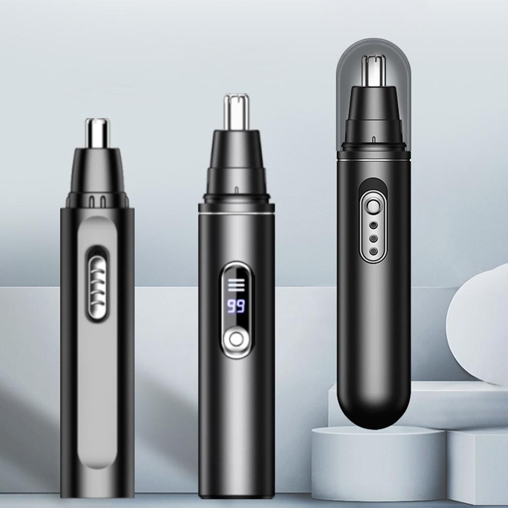 เครื่องเล็มขนจมูกสําหรับผู้ชายเครื่องเล็มขนจมูกแบบชาร์จไฟได้เครื่องเล็มขนจมูก U1D0