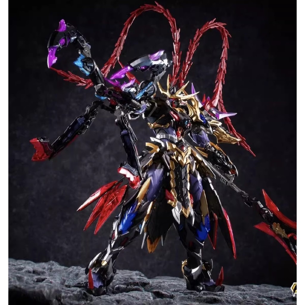 Modong Core Star Armor Soul General Legend MNP-XH15 Lu Bu MNP-XH05 Zhao Yun กรอบโลหะผสมประกอบรุ่น