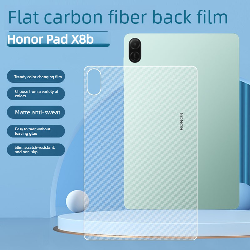 1 ชุด (ฟิล์มคาร์บอนไฟเบอร์ + กระจกนิรภัย) สําหรับ Honor Pad X8b 11 นิ้ว 2026 NDL2-W09 X8a 2024 X7 8.7 X9a V9 GT X9 11.5 Pad 10 9 12.1