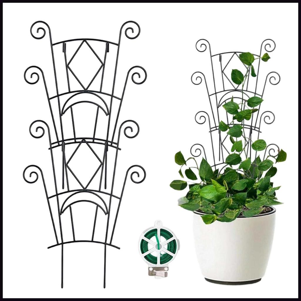 สวน Trellis ปีนเขาพืชสนับสนุน Stakes Pothos Stakes สําหรับในร่มกลางแจ้งระเบียง Vines Pothos Monstera