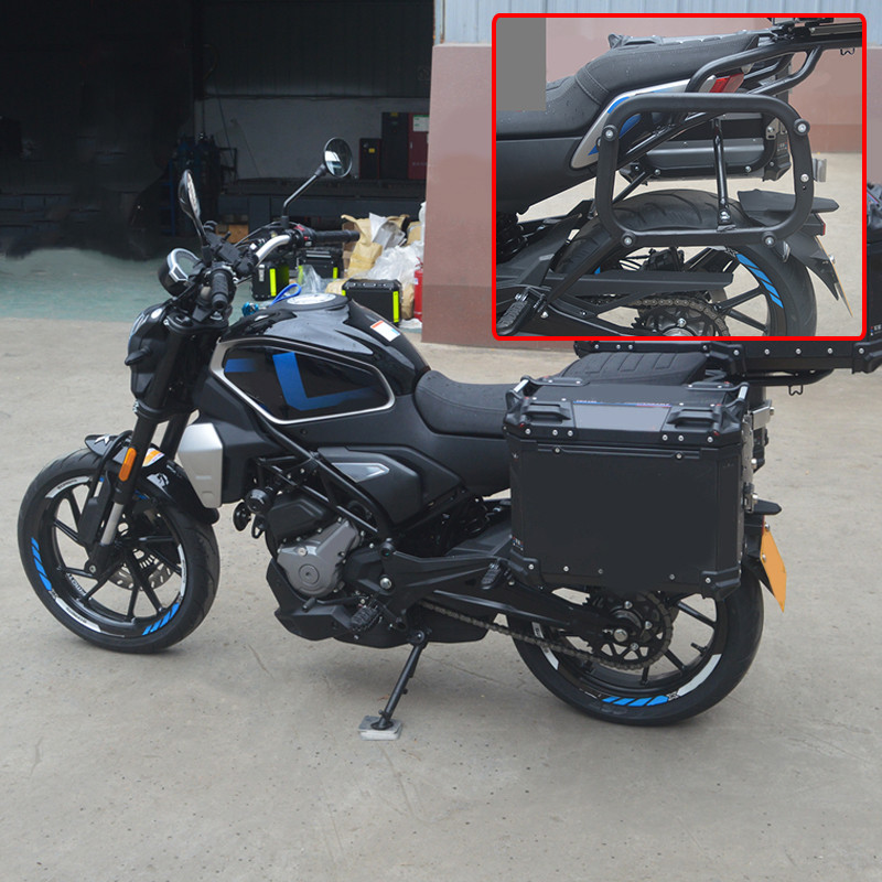 HZ Fit สําหรับ CFMOTO CLX700 CLX250 Carrier รถจักรยานยนต์ด้านหลังกระเป๋าเดินทางกล่องกรณียึด Racks วง
