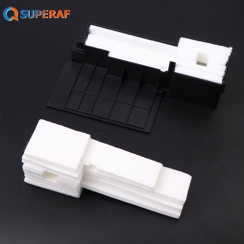 SUPERAF ถังหมึกเสีย Pad ฟองน้ําสําหรับ Epson L210 L395 L380 L355 L220 L120 L382 L365 L455 L475 หมึกเ