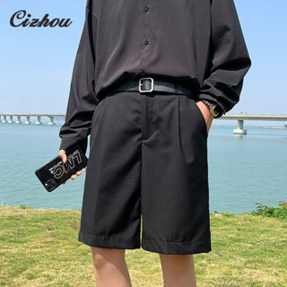 เสื้อผ้าชุดสูทผ้าไหมน้ำแข็งสำหรับผู้ชาย ขาสั้นแบบห้าจุด ทรงห…