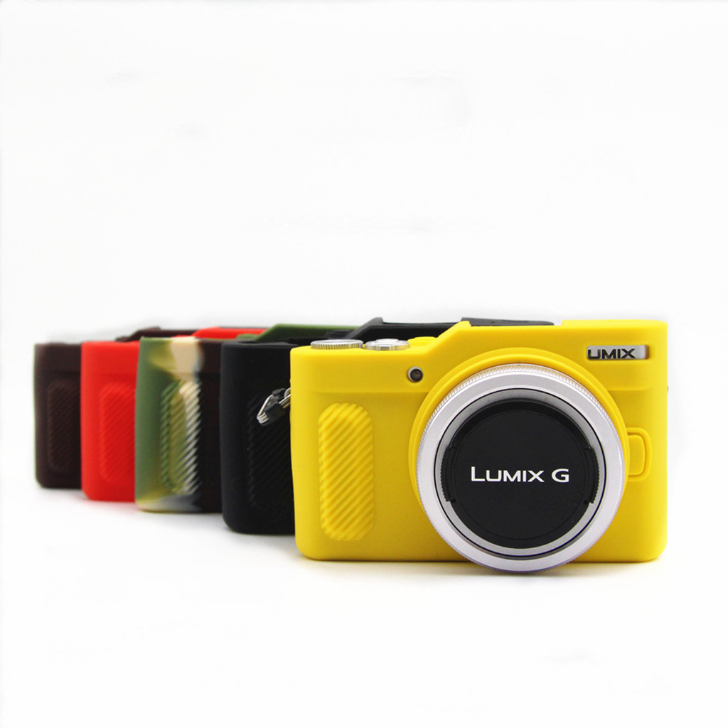Soft Silicon Rubber Case Cover Frame Body Protector สําหรับ Panasonic Lumix DC GF10 GF90