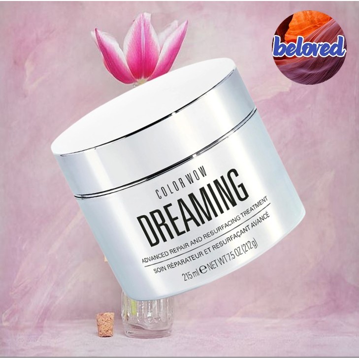 COLOR WOW Dreaming 215 ml ทรีทเมนต์บำรุงผมสูตรเข้มข้น ลดความเสียหาย ช่วยฟื้นฟูและซ่อมแซมเส้นผมที่ฟู หยิก และเสียหาย