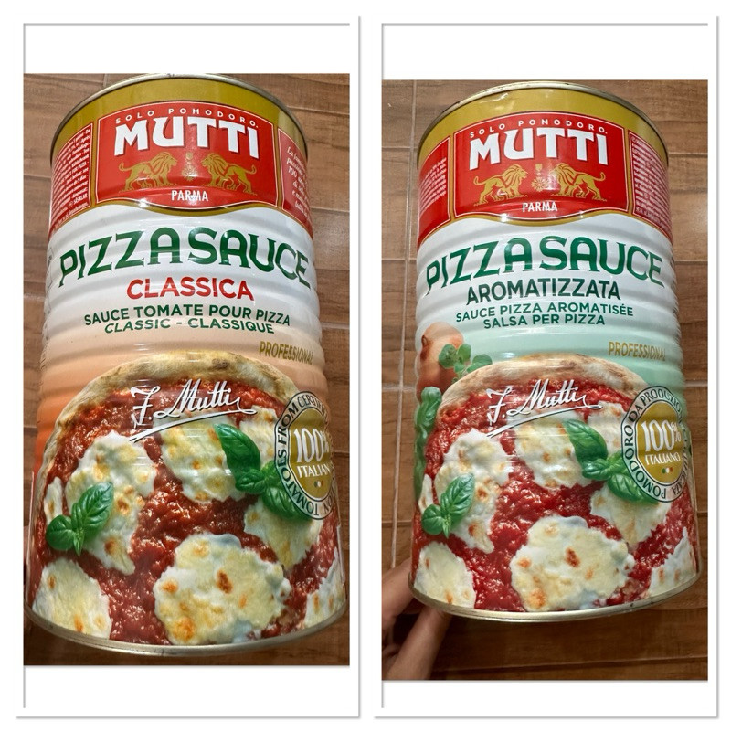 Mutti Flavored Aromatizzata Pizza Sauce  4100 G. พิซซ่า ซอส อาโรมาทิซซาต้า ตรา มุตติ / Classica สูตร